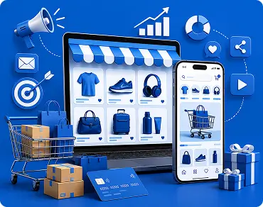 Ecommerce Website and Digital Marketing Services Gsoft ERP
