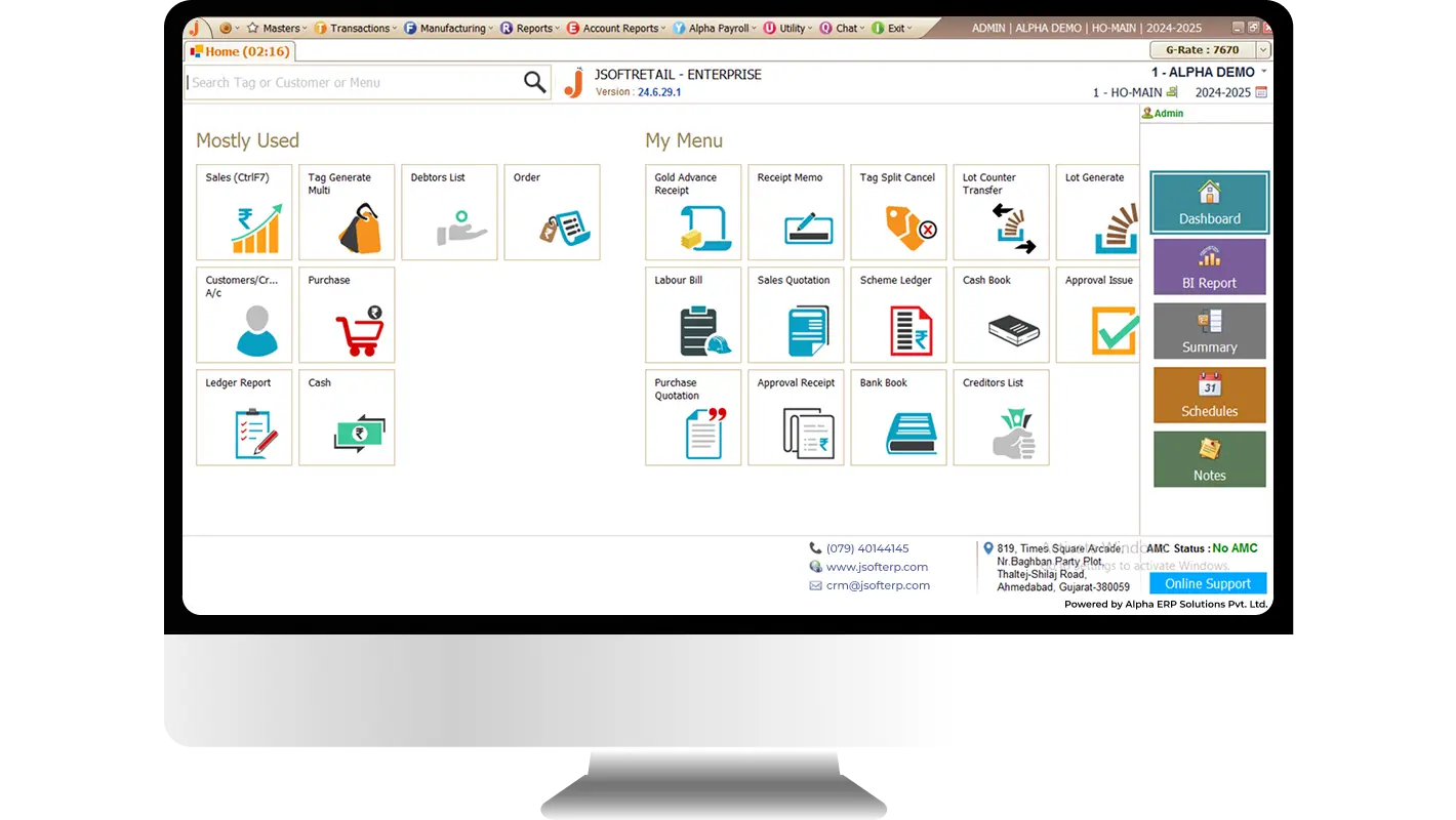 Desktop ERP
